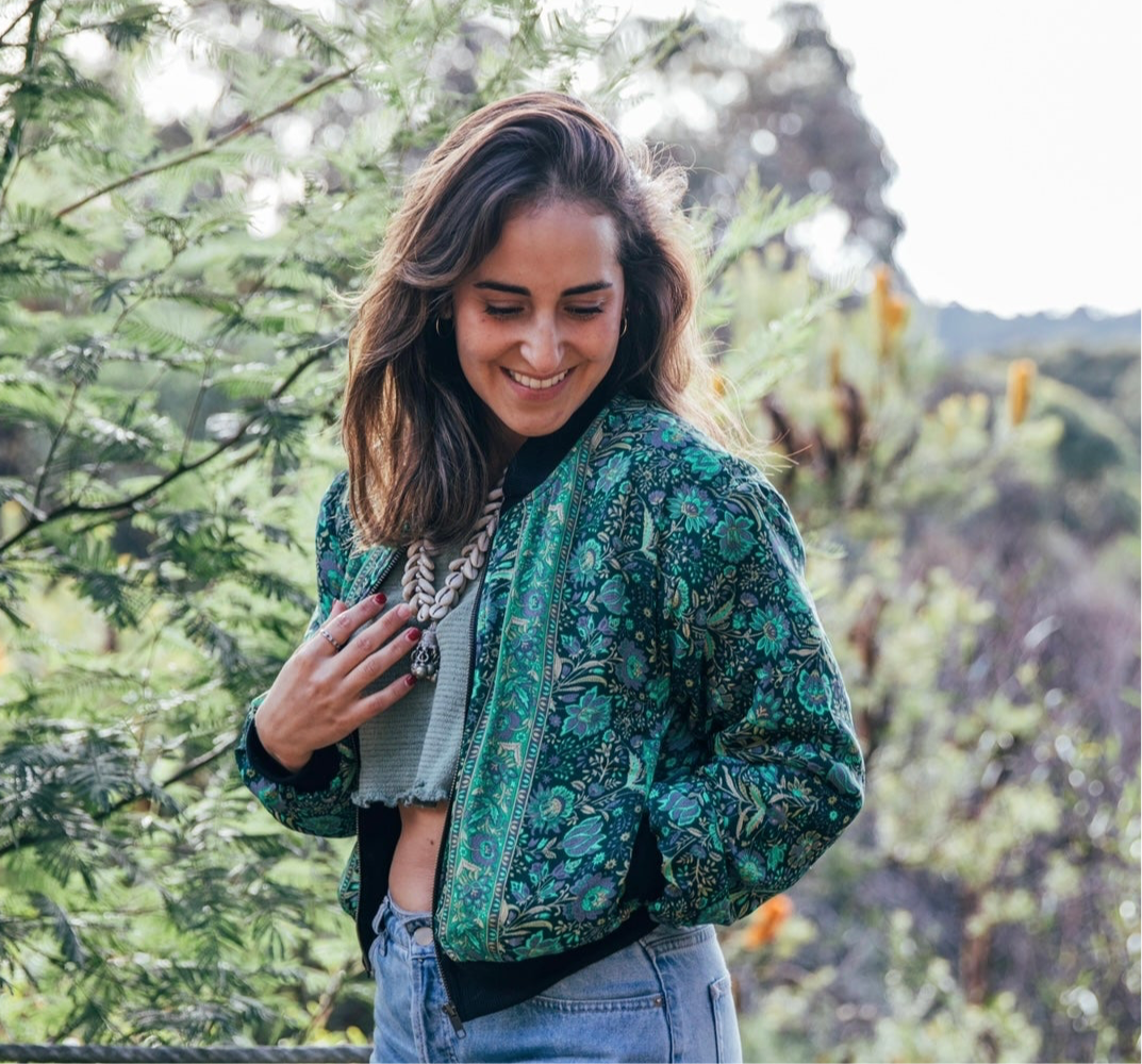 Grace Bomber - Emerald