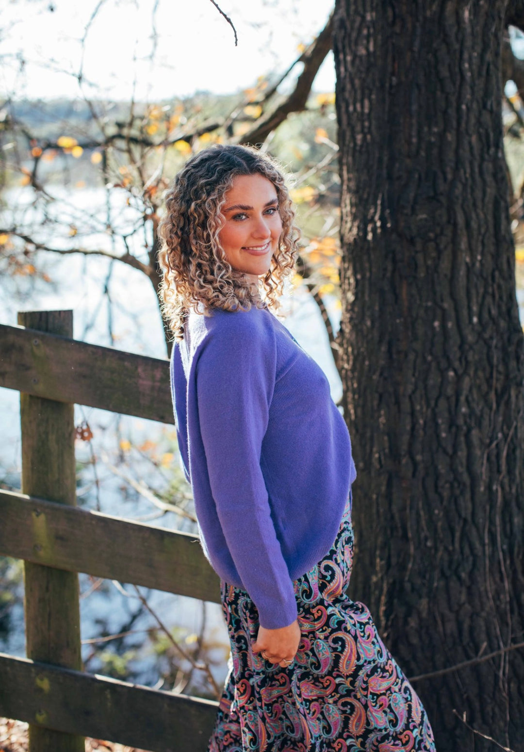 Woolly Cardi ~ Periwinkle