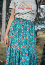 Load image into Gallery viewer, Marigold Skirt ~ Turquoise
