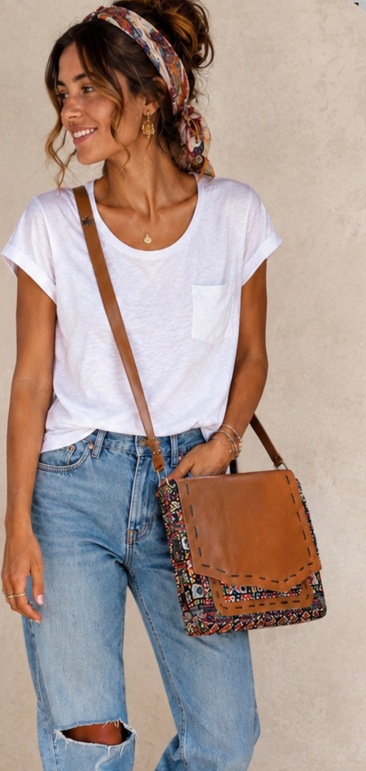 Rainbow Satchel Bag