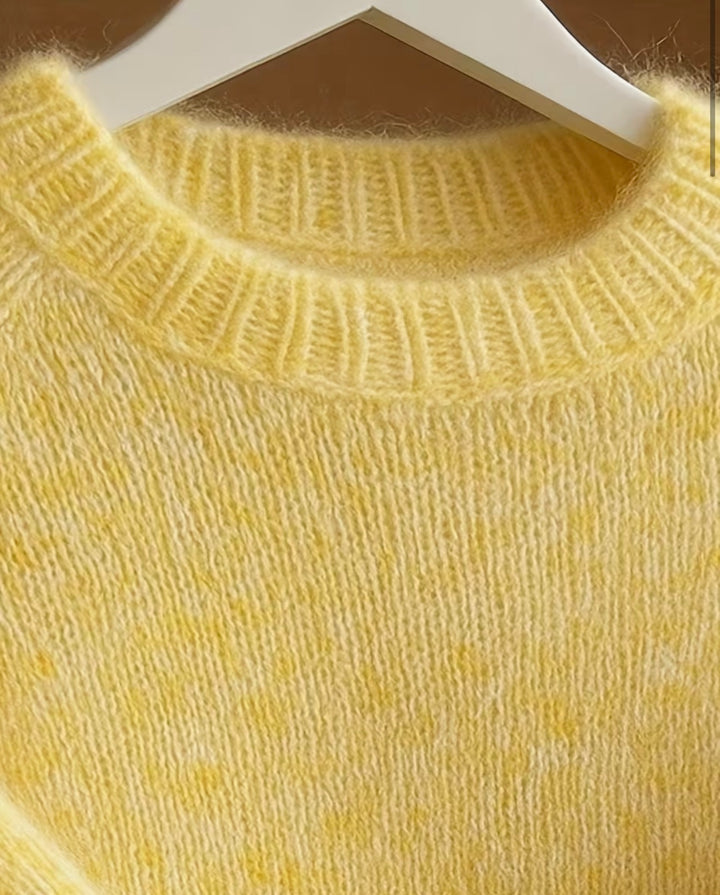 Mohair knit - Canary
