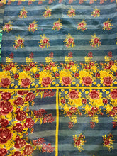 Load image into Gallery viewer, Kantha Rug ~ Tuquoise
