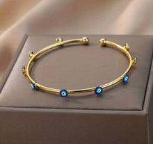 Load image into Gallery viewer, Evil Eye Bangle
