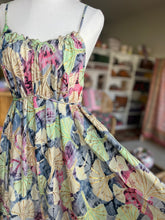 Load image into Gallery viewer, Iris Sun Dress ~ Rainbow with gold fleck
