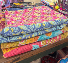 Load image into Gallery viewer, Kantha Rug ~ Mustard
