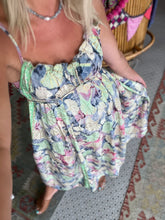 Load image into Gallery viewer, Iris Sun Dress ~ Rainbow with gold fleck
