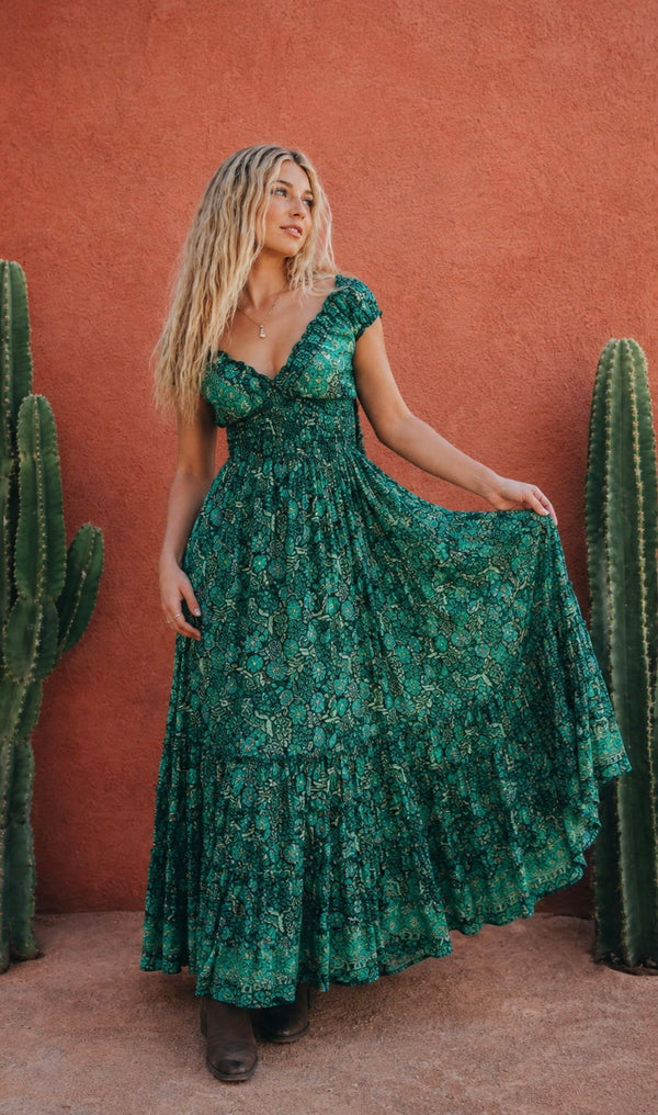 Dulcie Dress ~ Emerald