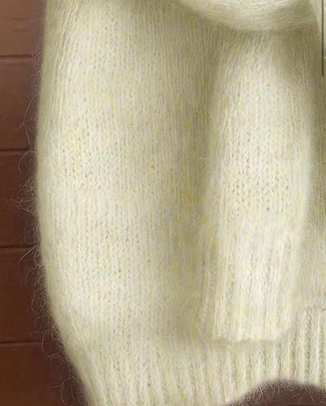Mohair knit - Vanilla