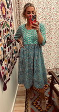 Load image into Gallery viewer, Saffron Dress ~ Turquoise
