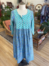 Load image into Gallery viewer, Saffron Dress ~ Turquoise
