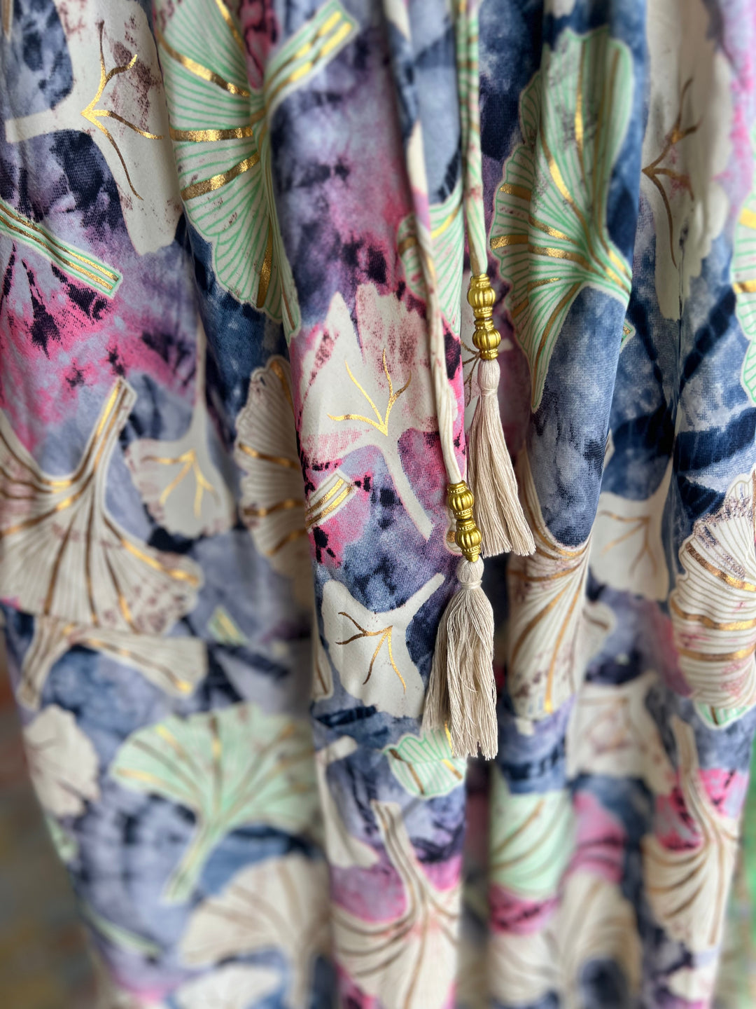 Iris Sun Dress ~ Rainbow with gold fleck