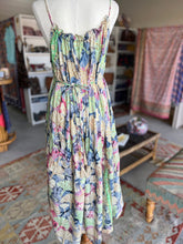 Load image into Gallery viewer, Iris Sun Dress ~ Rainbow with gold fleck
