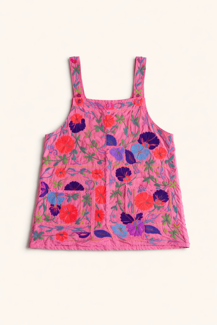 Fly me away Pinafore ~ Pink Large