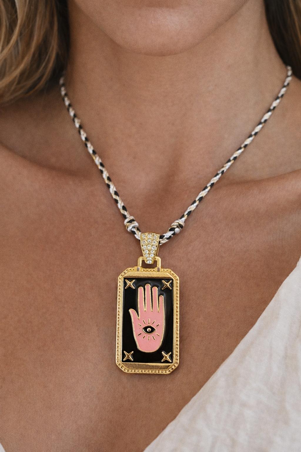 Happy Hand Necklace