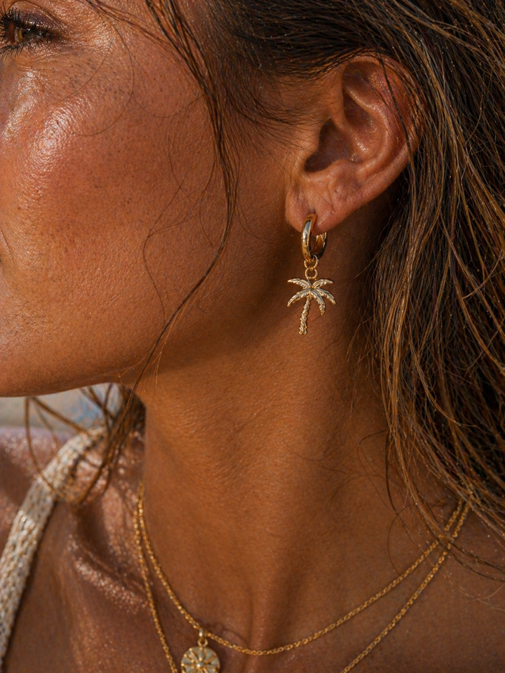 Palm Tree Earrings