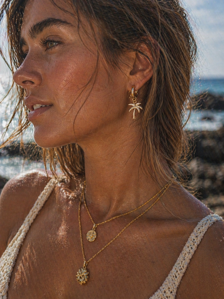 Palm Tree Earrings