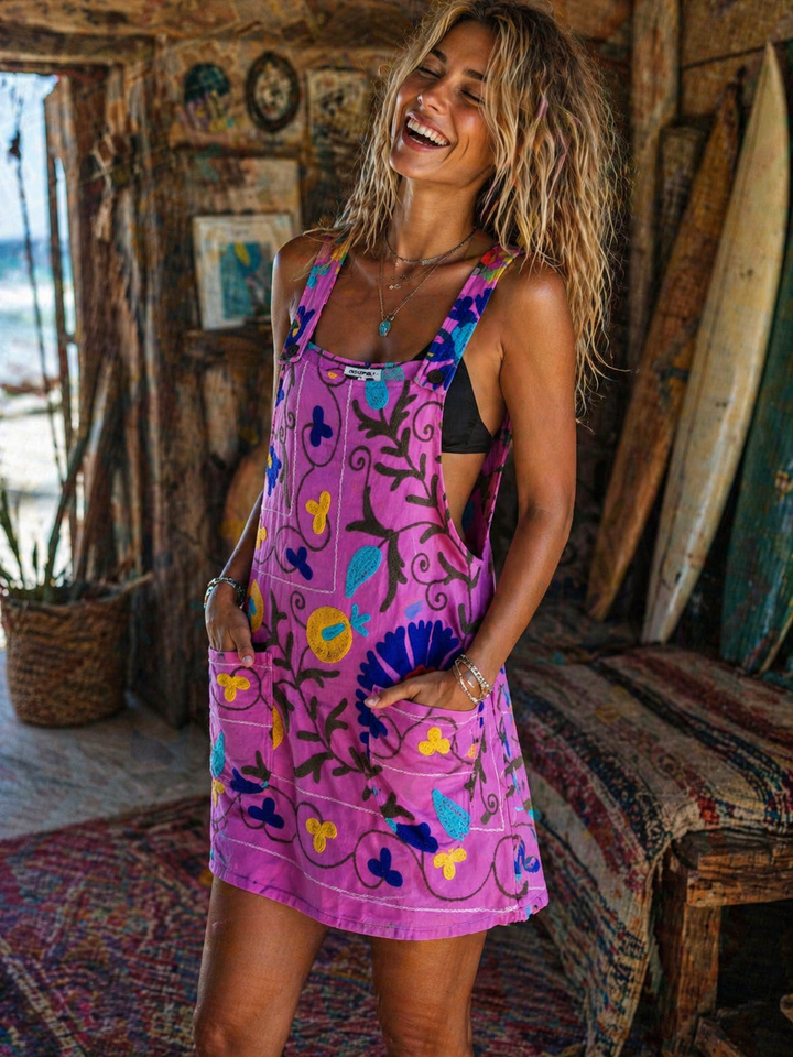 Fly me away Pinafore ~ Musk Large