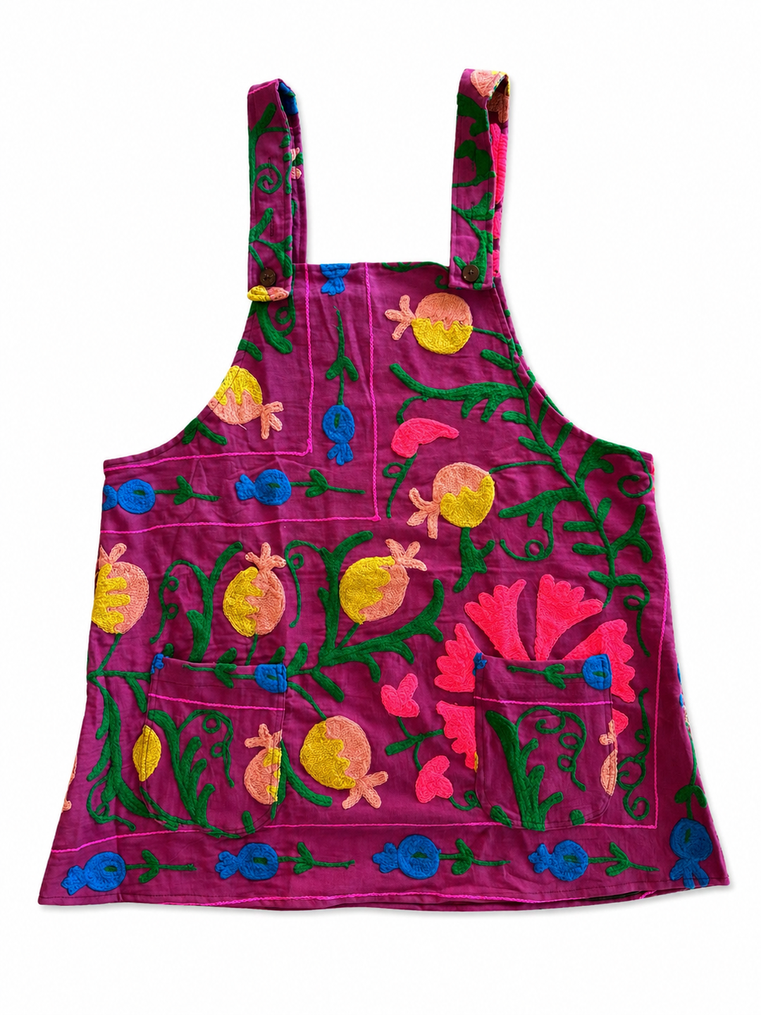 Fly me away Pinafore ~ Rasberry Large