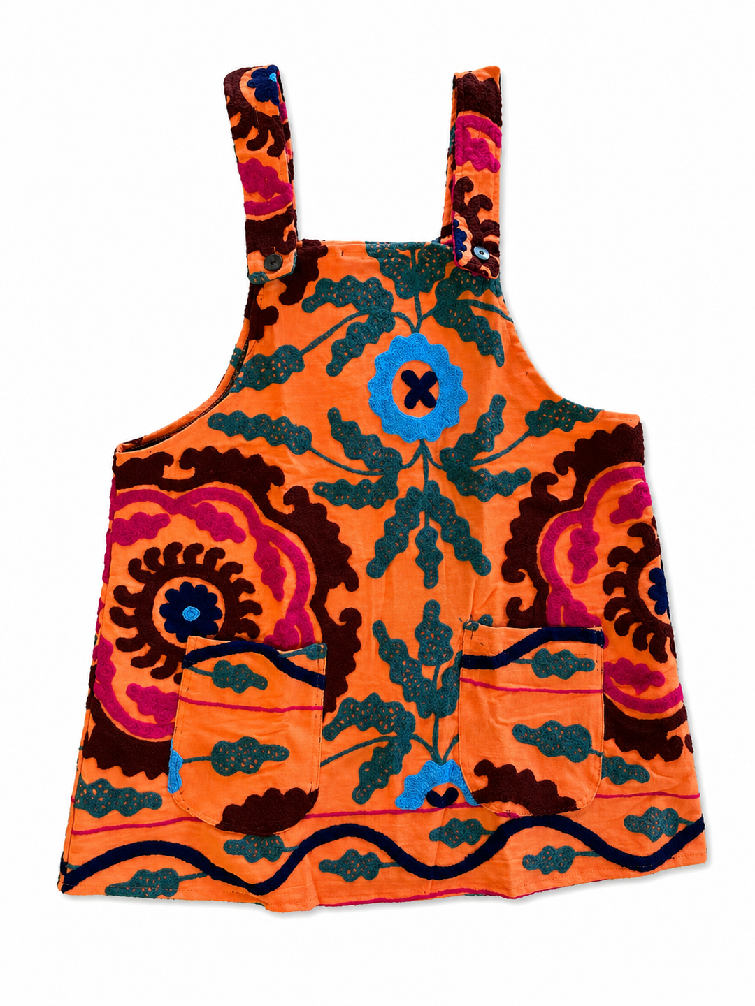 Fly me away Pinafore ~ Peach Large