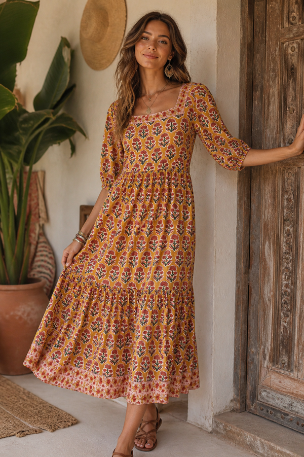 Blossom Dress ~ Marigold