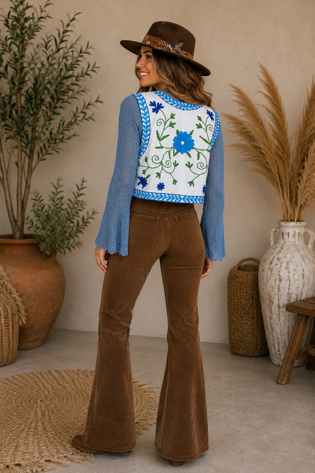 Zinnia Vest ~ White