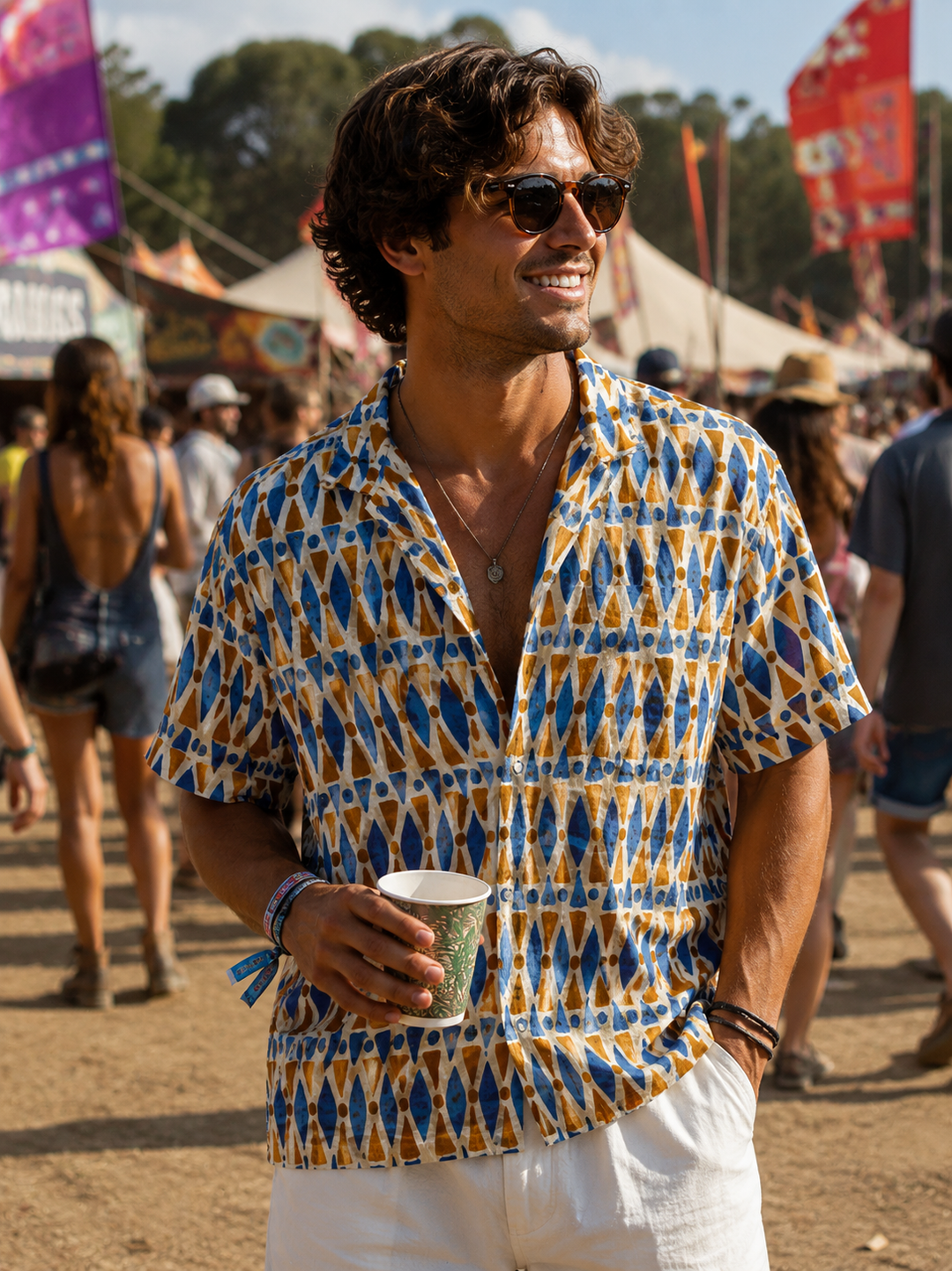 Daddy cool men’s shirt - coconut