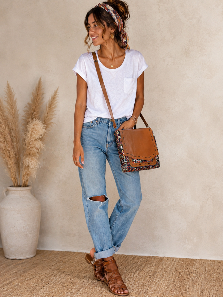 Rainbow Satchel Bag