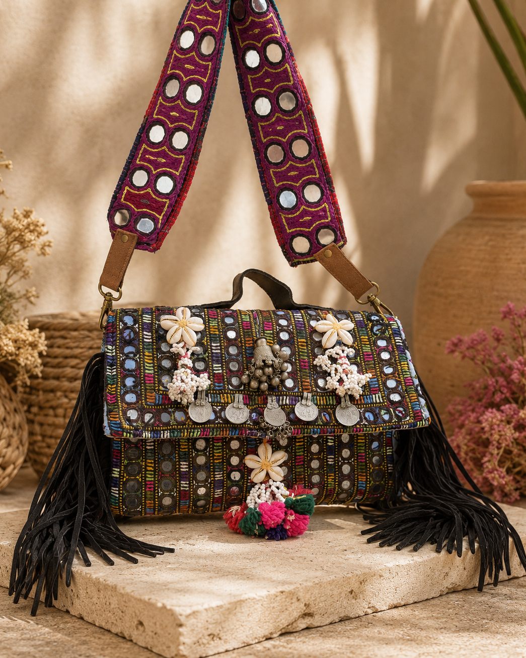 Bells and whistles Satchel ~ Black