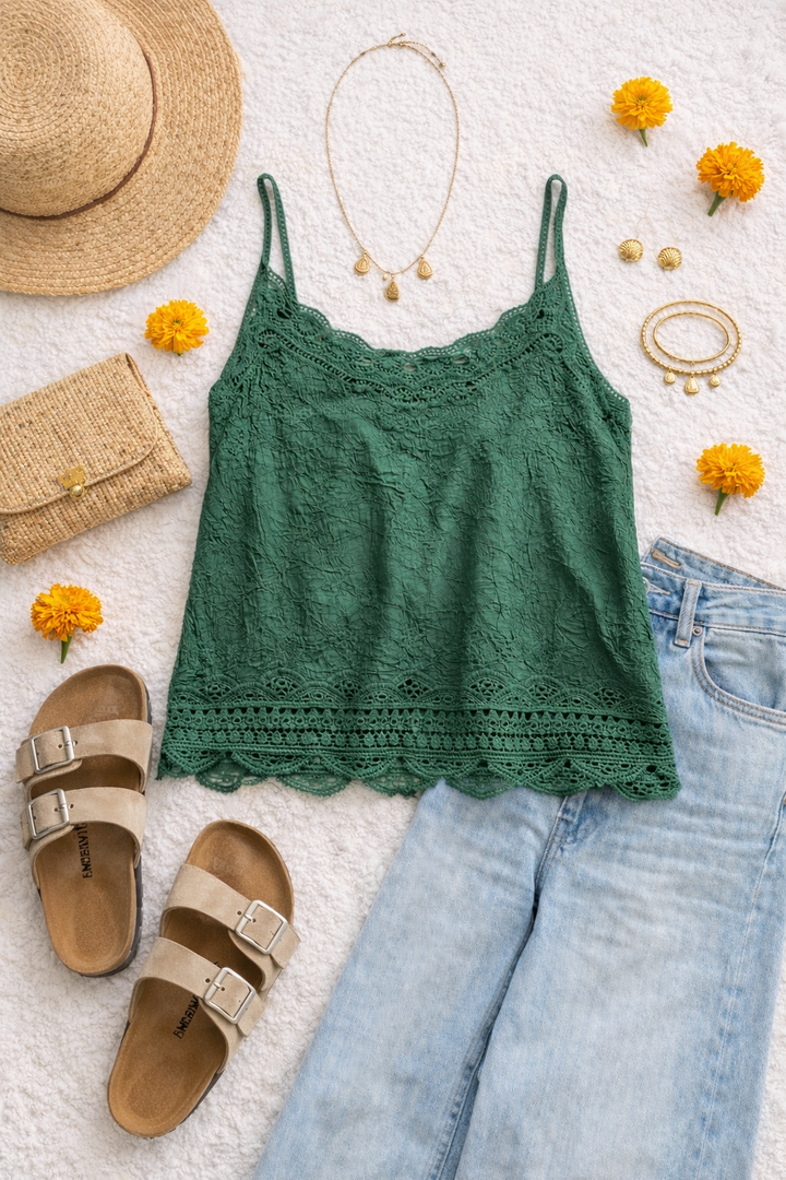 Blue bird cami ~ Forrest