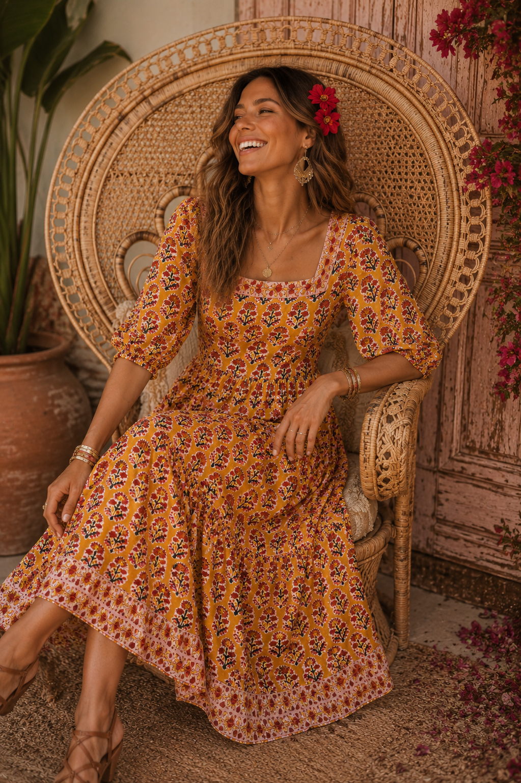 Blossom Dress ~ Marigold