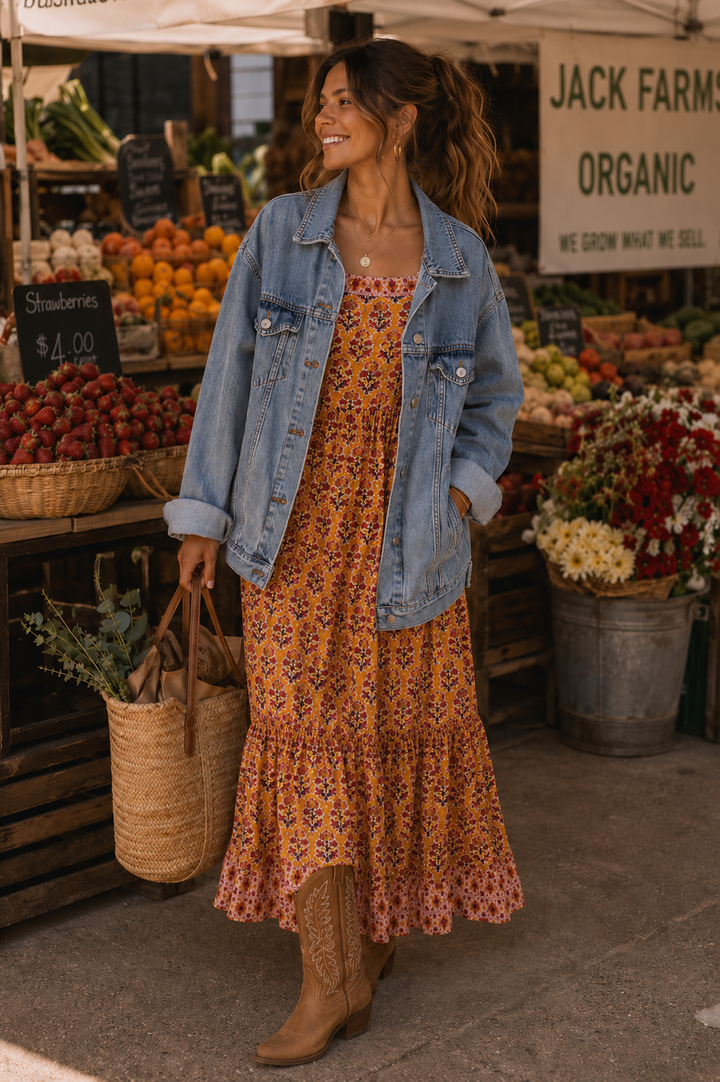 Blossom Dress ~ Marigold
