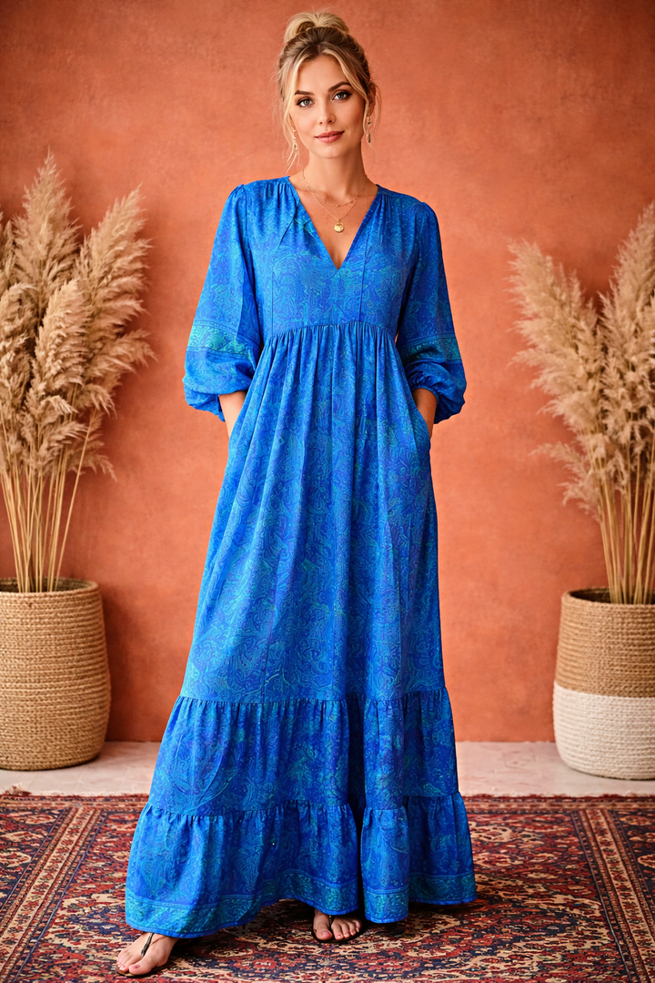 Magnolia dress ~ Ocean