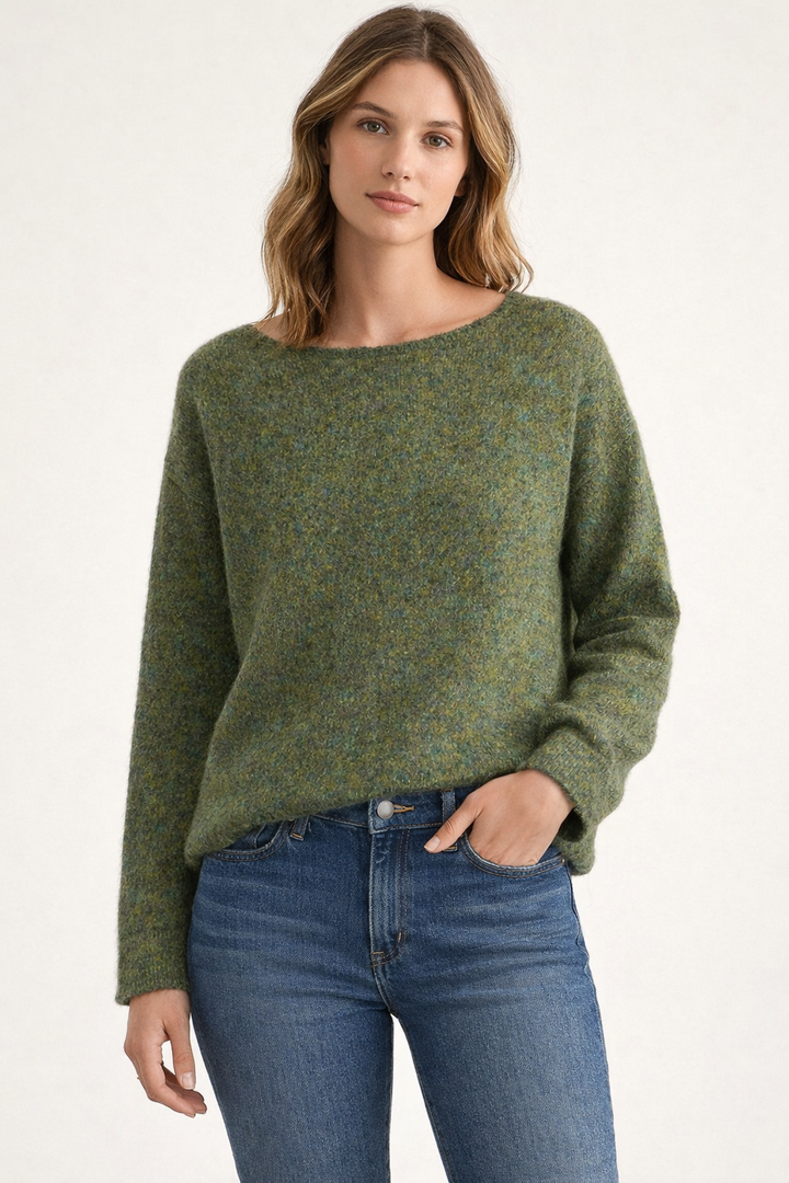 Fireside knit ~ Moss