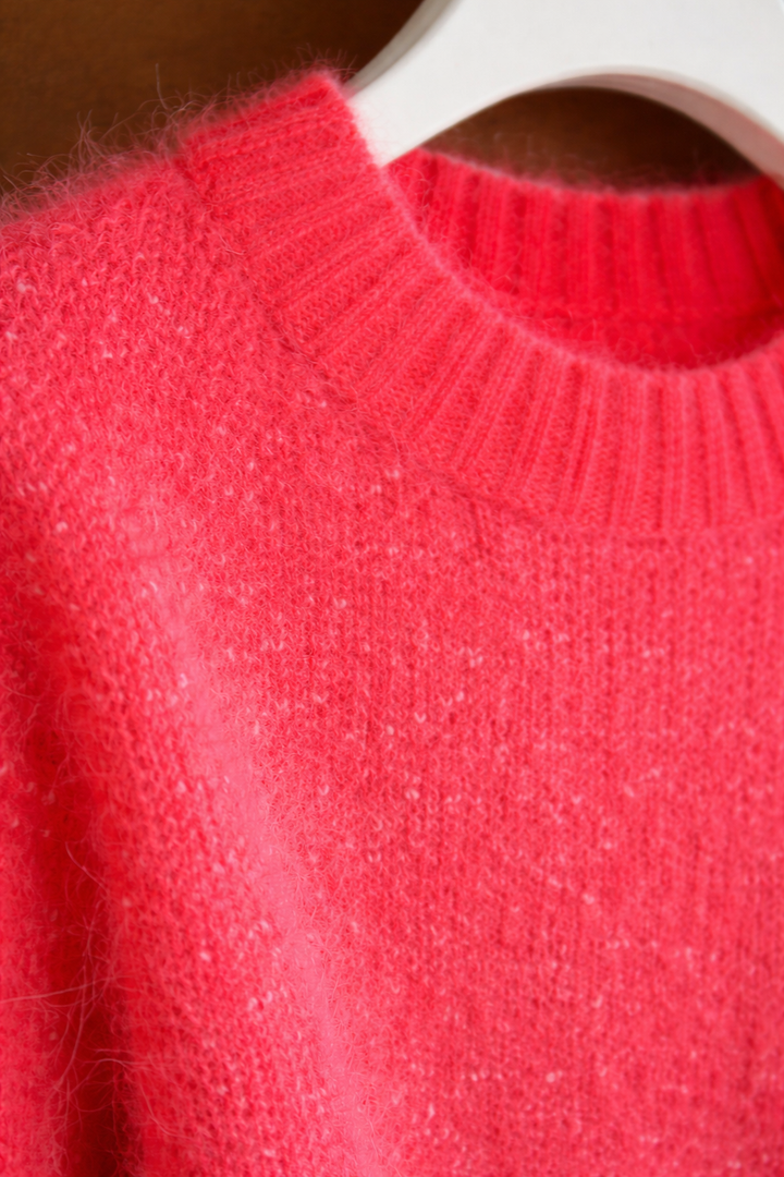 Mohair knit - Cherry Blossom