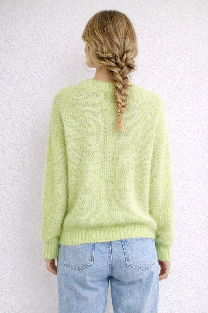 Mohair knit - Lime