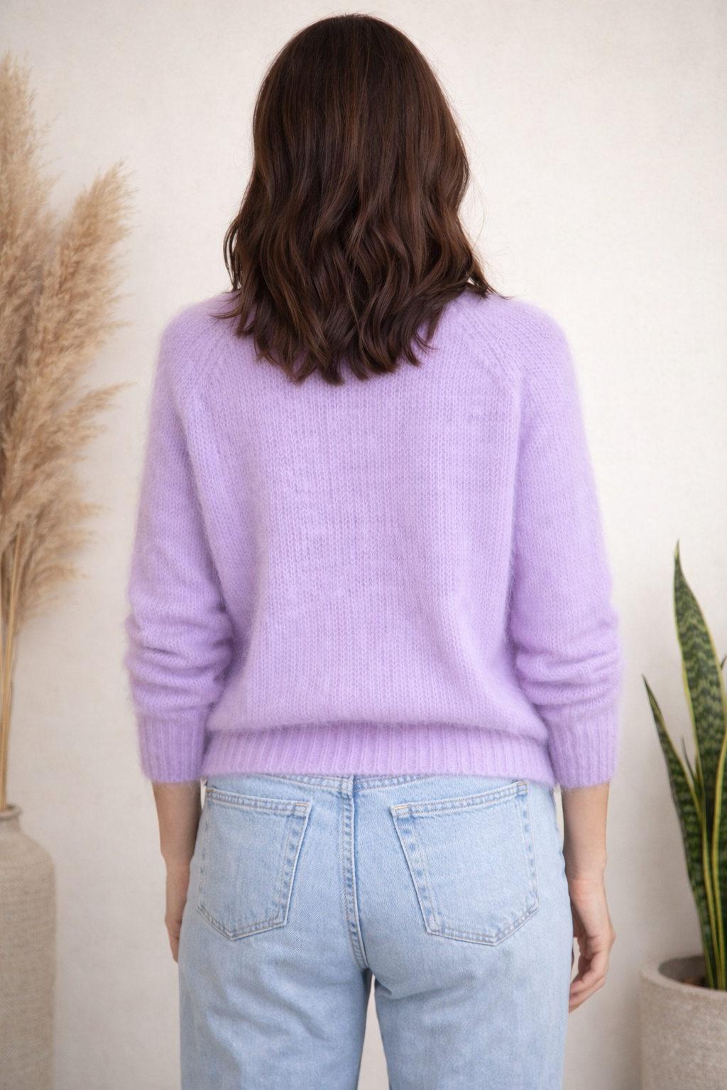Mohair knit - Mauve