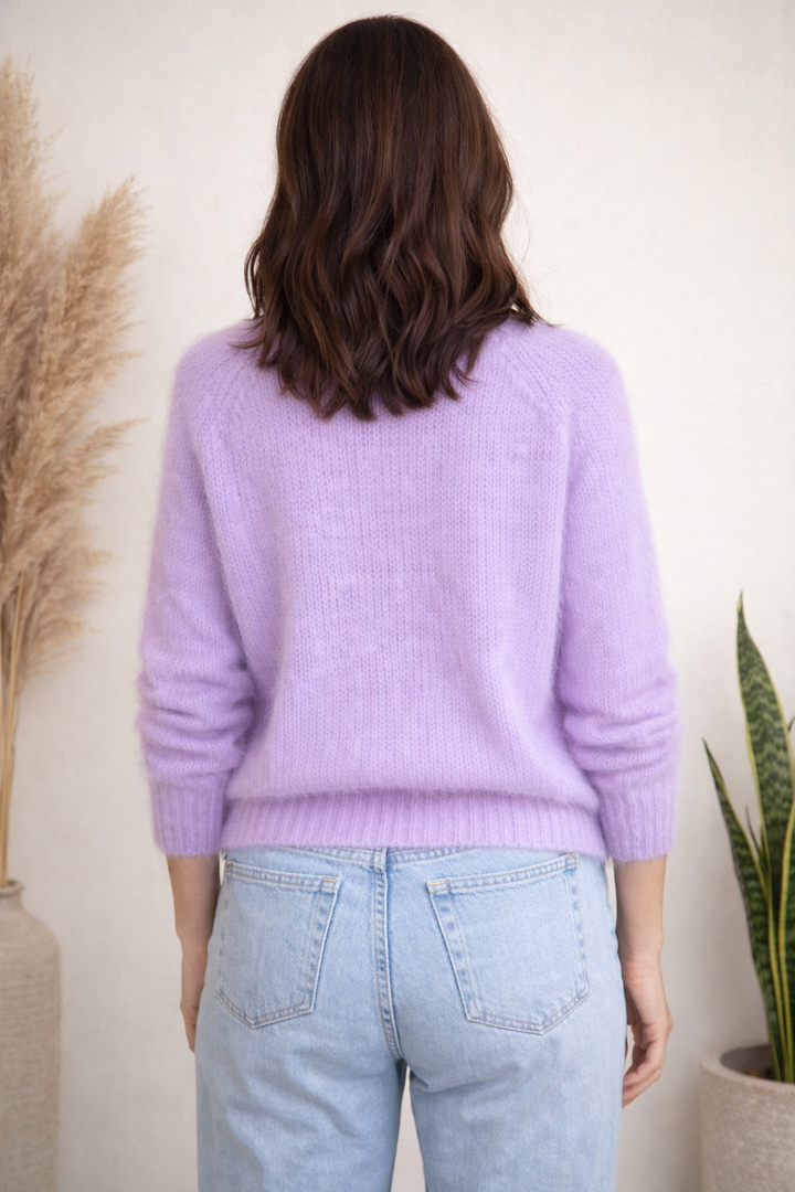 Mohair knit - Mauve