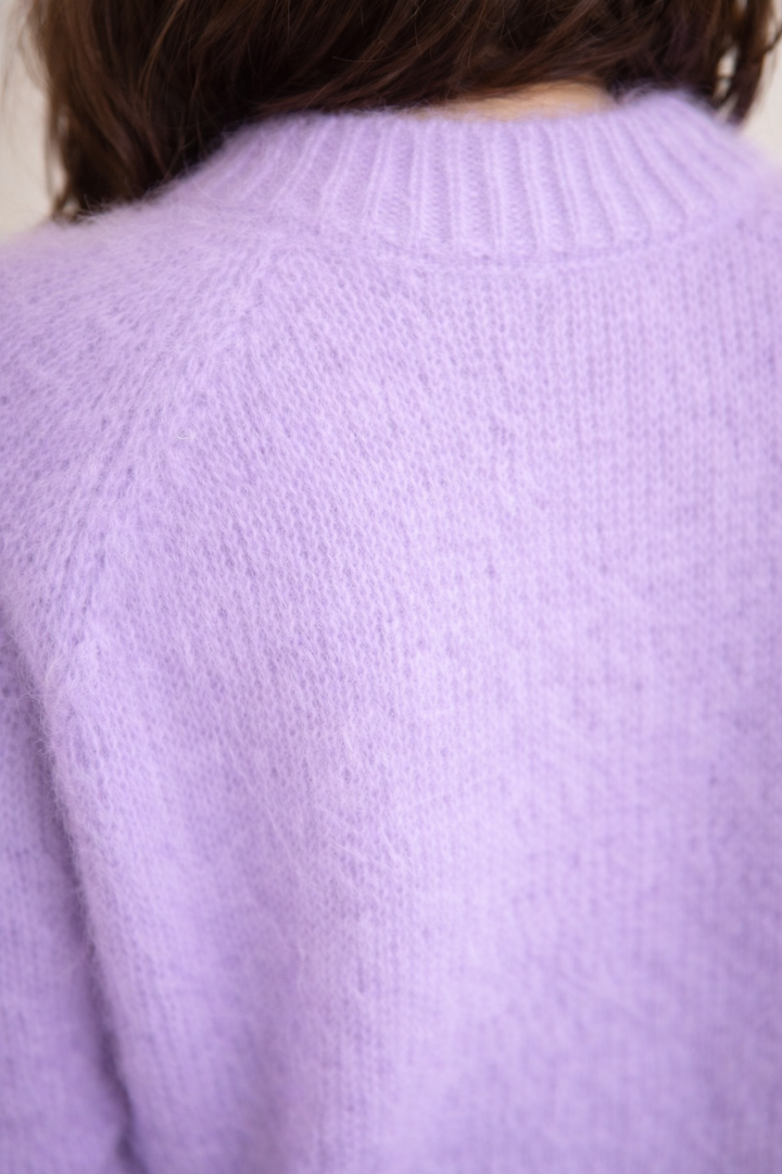 Mohair knit - Mauve