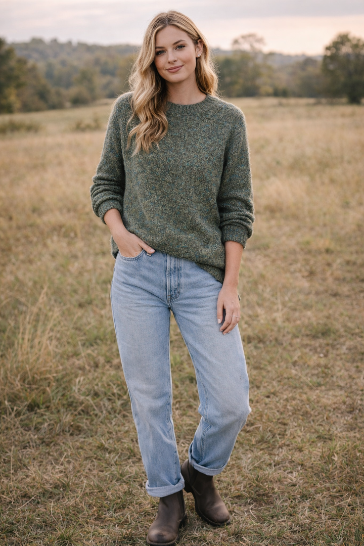 Mohair knit - Clover
