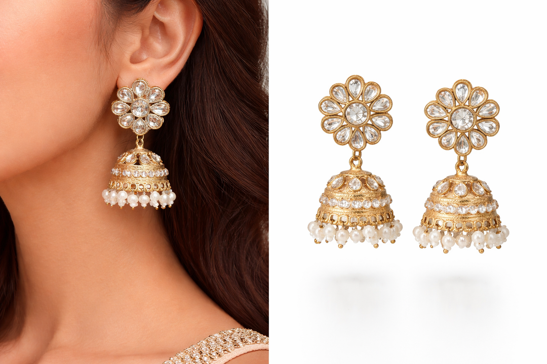 Star song earrings - Vanilla