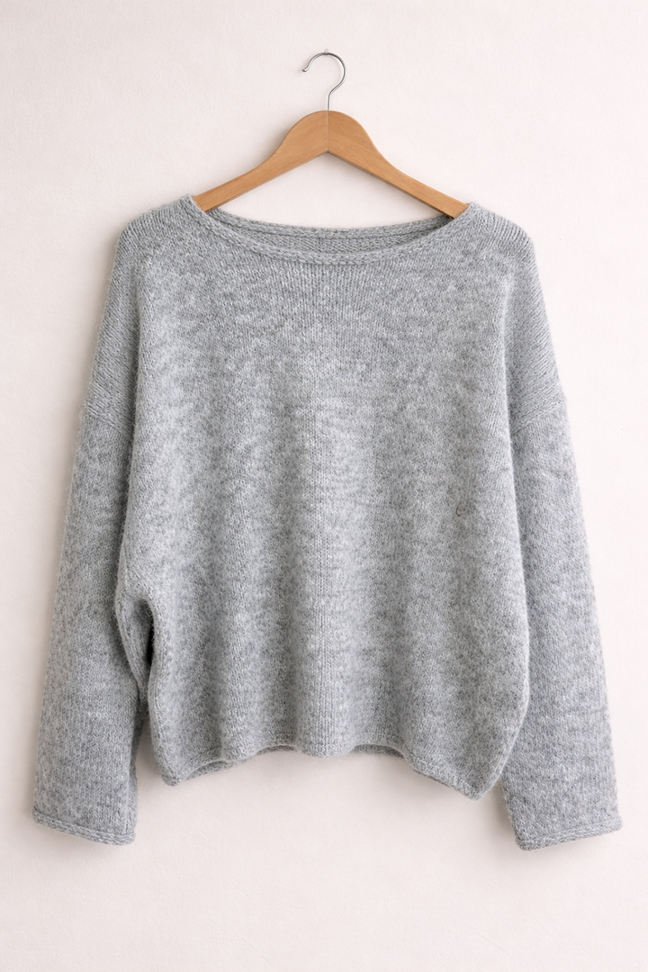 Fireside knit ~ Grey