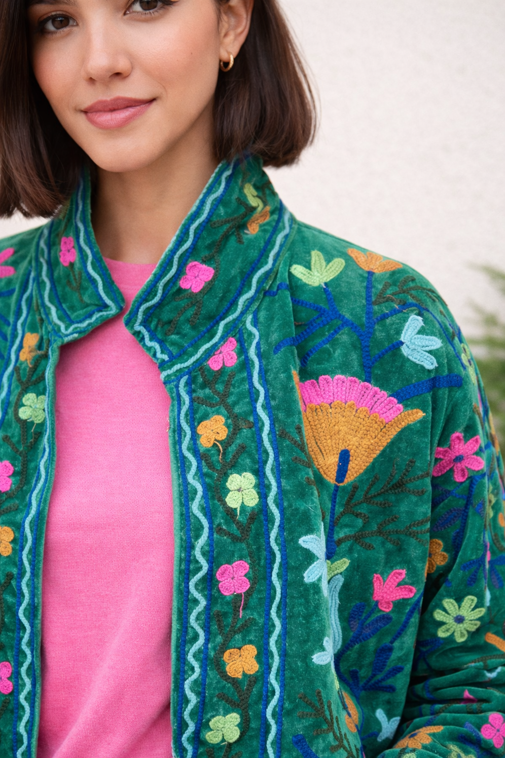 Warm Love velvet jacket  - Jungle