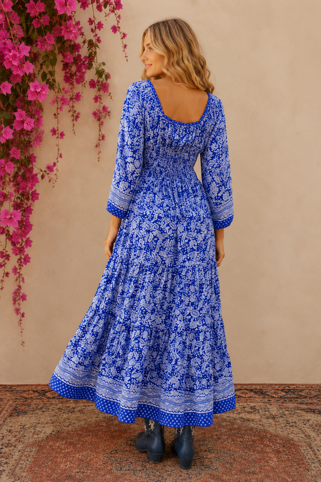 Valentina Dress ~ China blue