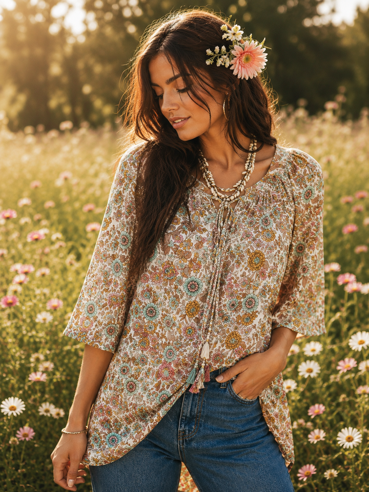 Sunflower Top ~ Vanilla