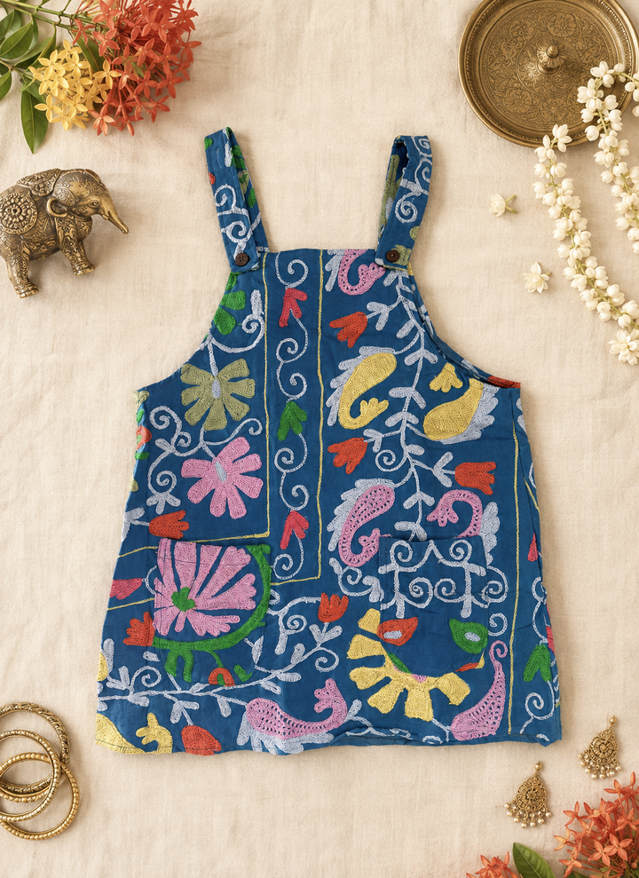 Fly me away Pinafore - Teal Medium