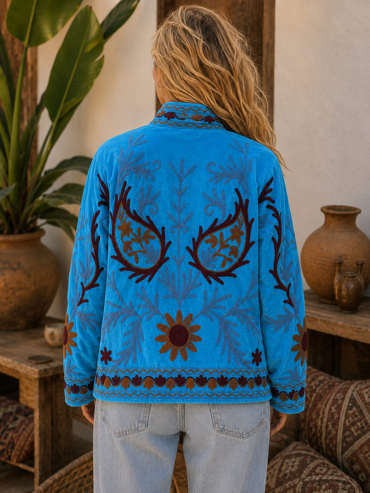 Warm Love Velvet Jacket - Mermaid