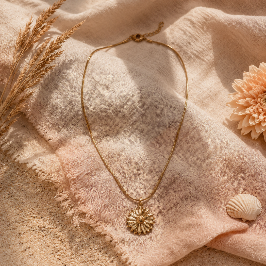 Sunflower Necklace
