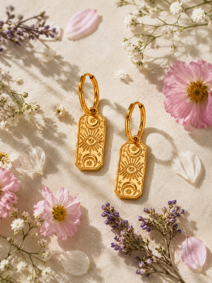 To the Moon and Back Earrings