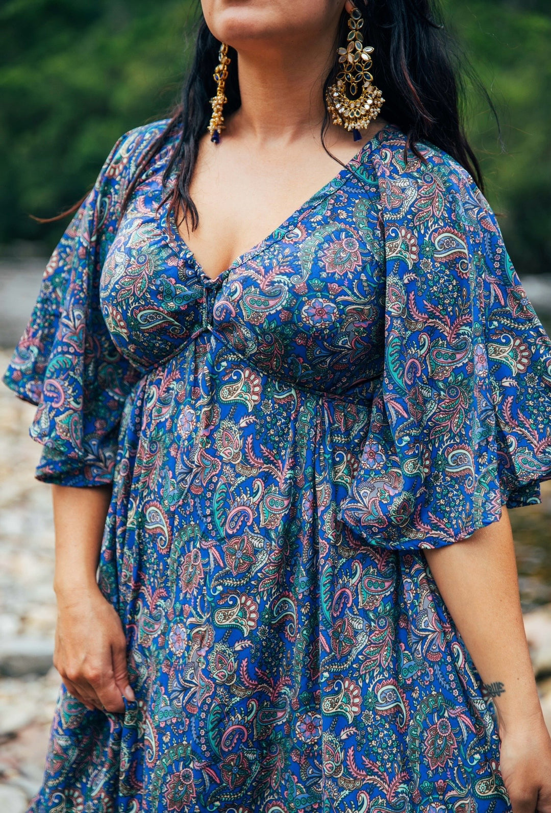Sunflower Dress ~ Blue