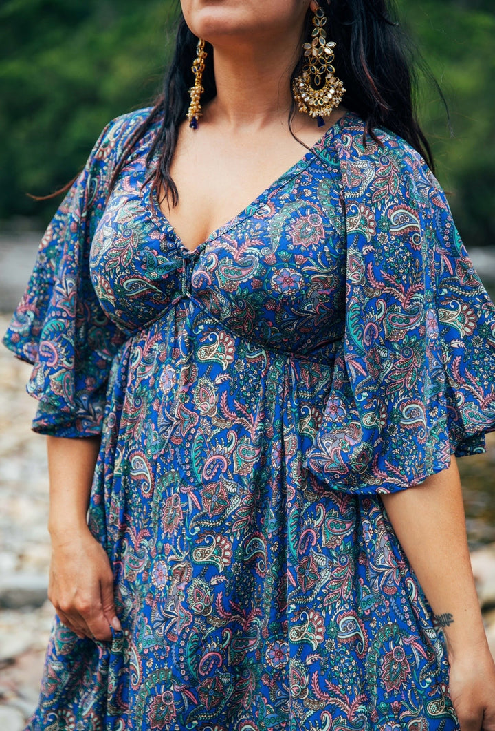 Sunflower Dress ~ Blue